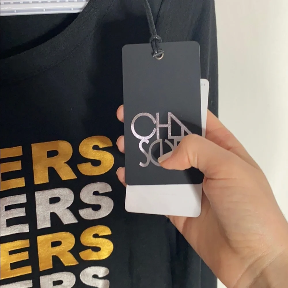 Chaser Cheers foil logo black sweatshirt size S